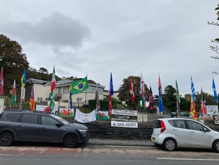 Dozens of protesters gain access to Carmarthenshire asylum hotel