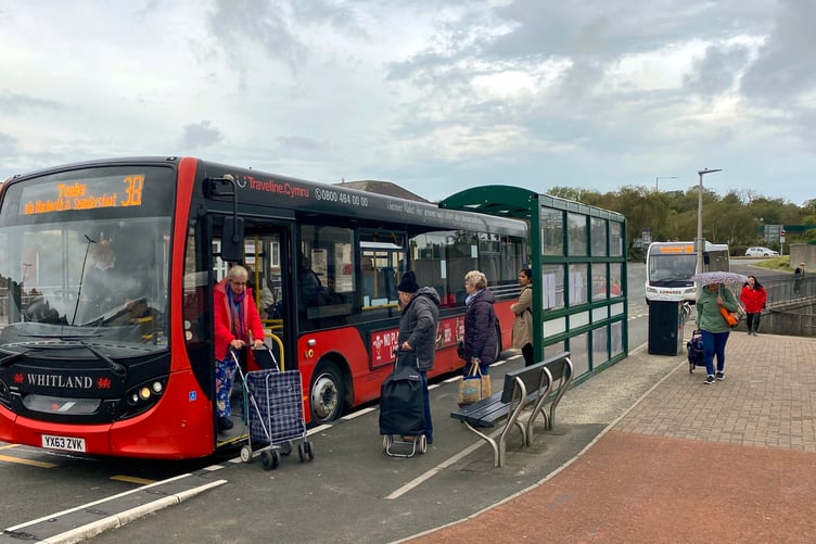 Buses at Haverfordwest
