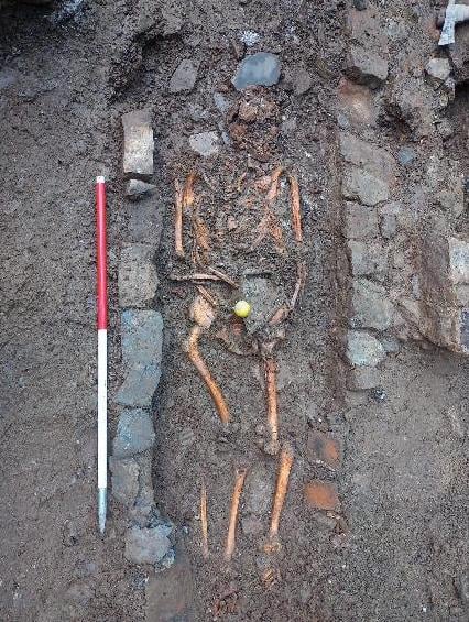 Human remains uncovered at the former Ocky White department store