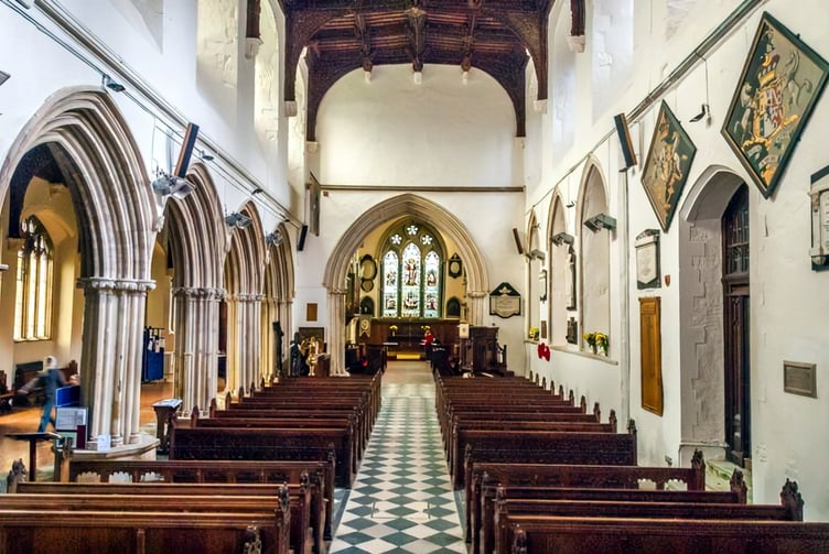 The Church of St Mary the Virgin in Haverfordwest