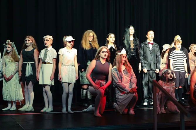 Addams Family (young @ part) performance in Saundersfoot