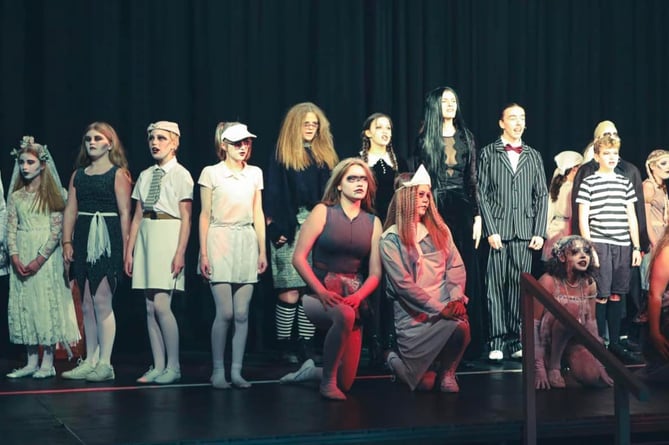 Addams Family (young @ part) performance in Saundersfoot