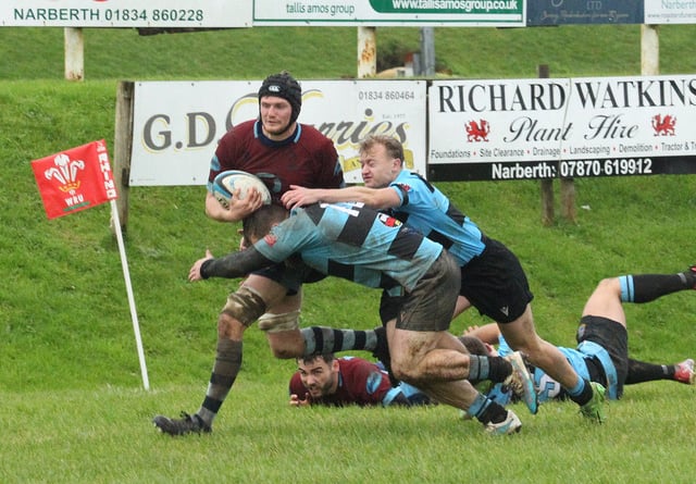 Tom Powell Narberth Otters rugby.