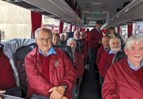 Tenby Male Choir back from tour with St Mary’s concert this week