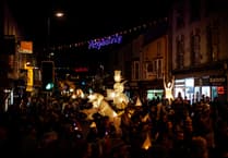 Cardigan Giant Lantern Parade countdown begins, with Fantastical Beasts and fireworks