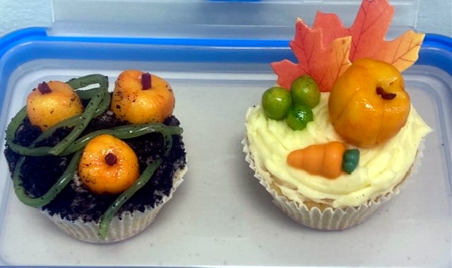 Harvest-themed cakes