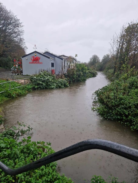 Flooding at Tenby