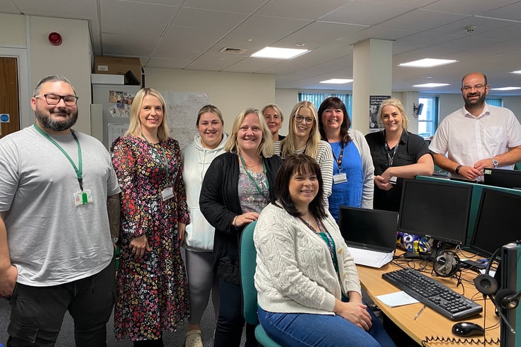 The dedicated team at the Council’s contact centre.
