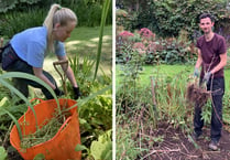 Carmarthenshire garden welcomes students to learn and work