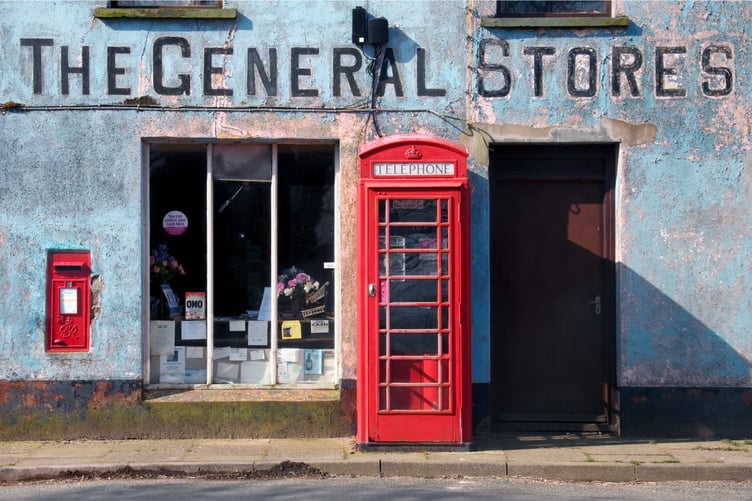 Mathry scene in the David Wilson book Peeling Paint and Rust