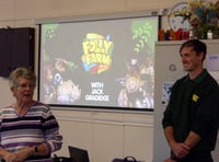 Talking Folly Farm at Tenby Friendship Club
