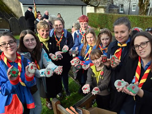 Tenby holds third Poppy Pebble Trail