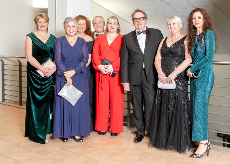 Some of the PCC team at the LACA Wales Recognition of Excellence Awards