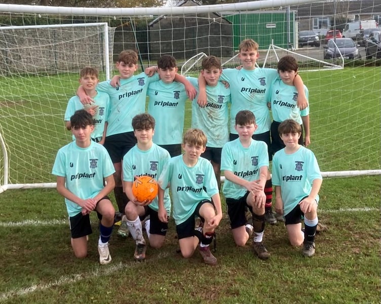 Tenby U13s fielded: Toby, Oliver, Blake, George, Iori, Riley, Harry, Max, Evan, Leo and Archie