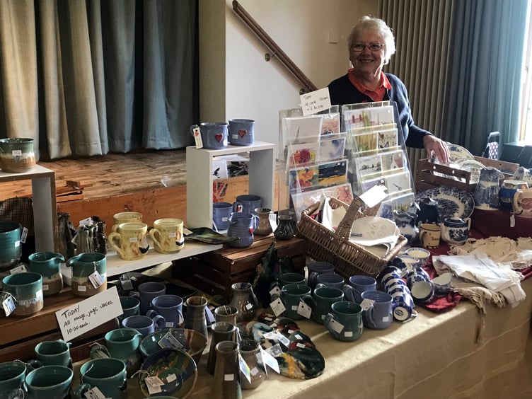 Scene from the Friends of Tenby Museum Autumn Craft Fayre, held at St Mary’s Church House on November 4.
