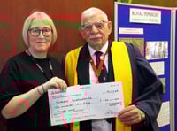 Gild of Freemen of Pembroke make donation to local charity