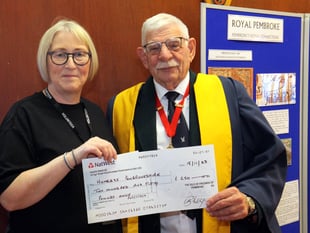 Gild of Freemen of Pembroke make donation to local charity