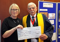Gild of Freemen of Pembroke make donation to local charity