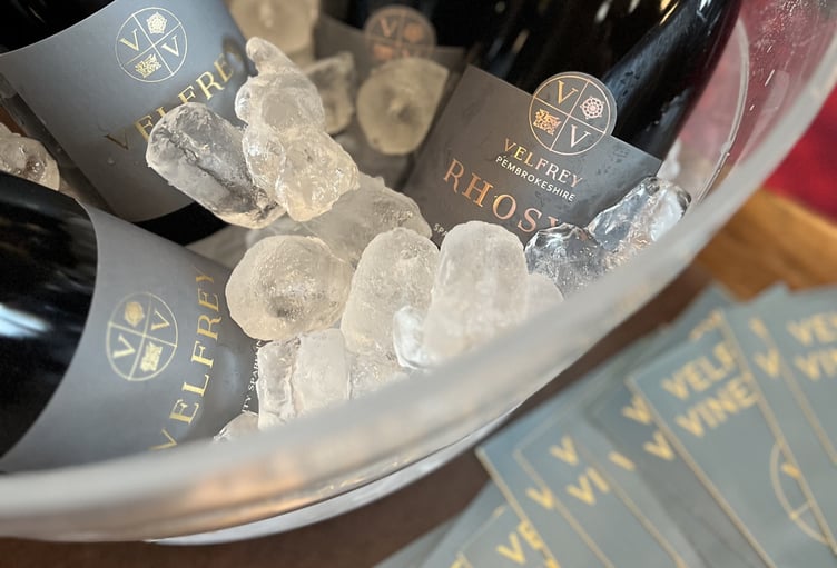 Wine from Velfrey Vineyard near Narberth has been awarded PGI status