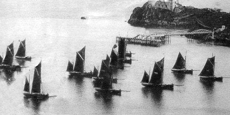 1900 sail races in Tenby