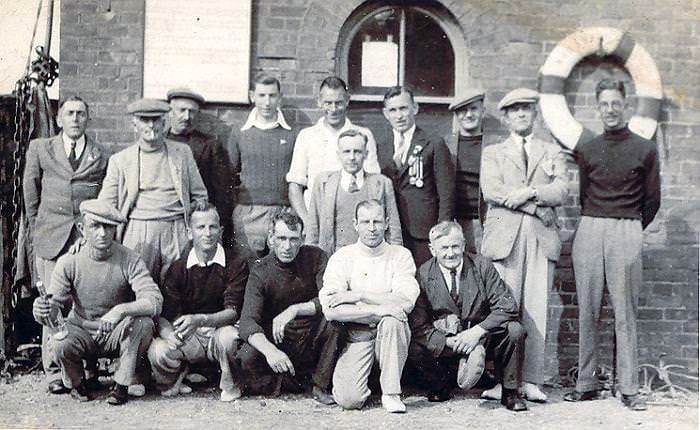 Founding members of Tenby Sailing Club in 1936