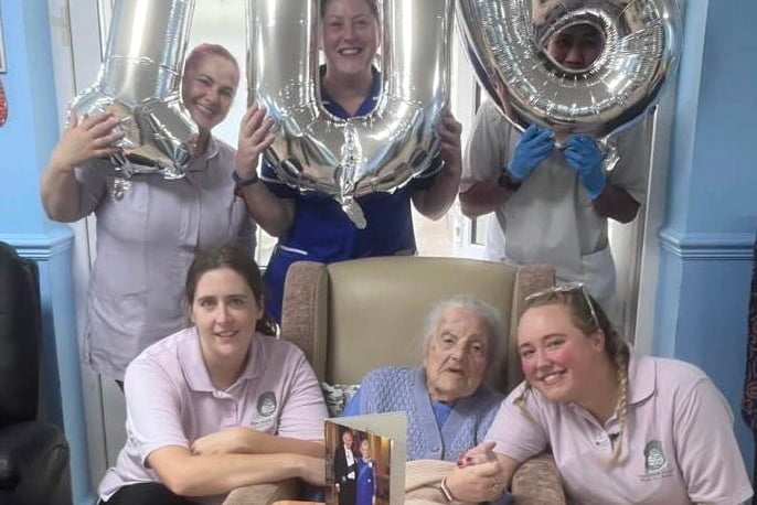 Park House Court nursing home resident Stella Mansell celerbated her 106th birthday on November 20