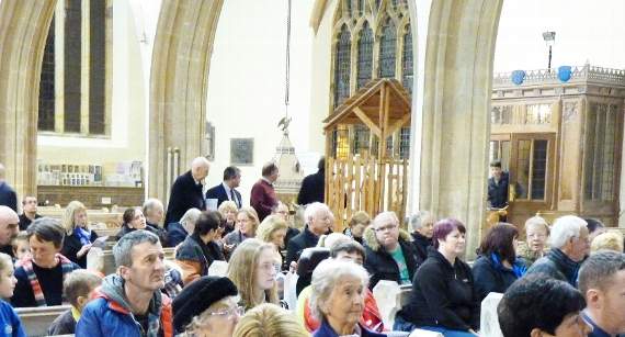 Audience at St Mary’s Church