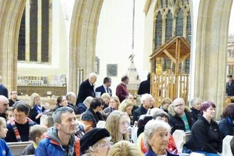 Audience at St Mary’s Church