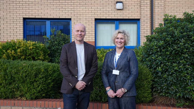 Architect Michael Pawlyn and Head of Built Environment Wendy Weber