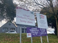 Temporary closure at Tenby Library