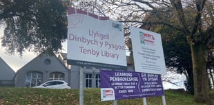 Temporary closure at Tenby Library