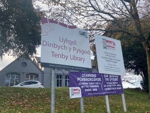 February at Tenby Library