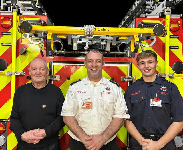 Three generations of firefighters, over 73 years of service