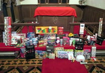 Penally brings toys to church for Pembrokeshire charity