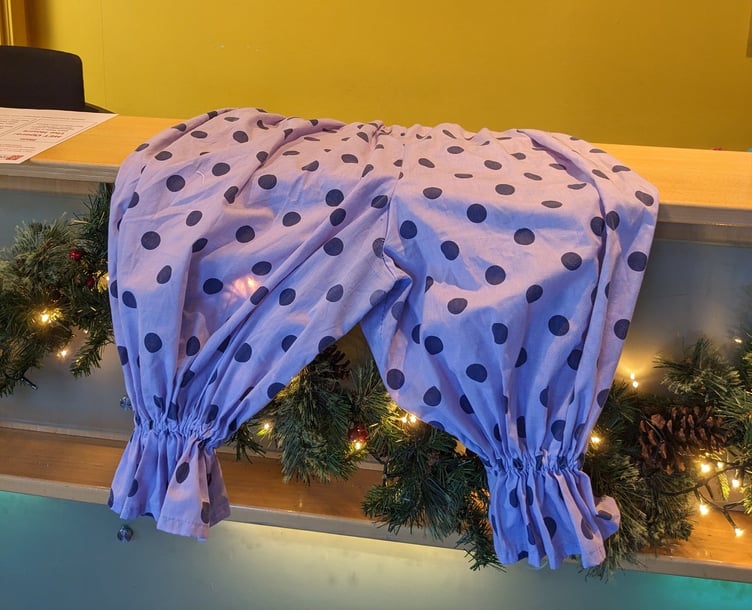 Torch pantomime dame’s bloomers