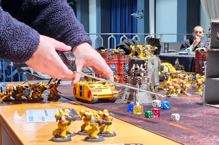 Games in action at Tenby’s first Games Festival