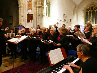 Quaynotes Choir prepares for Tenby St Davids Day Festival