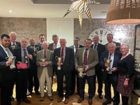 Trophies for Pembroke farmers at Trefloyne dinner