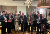 Trophies for Pembroke farmers at Trefloyne dinner
