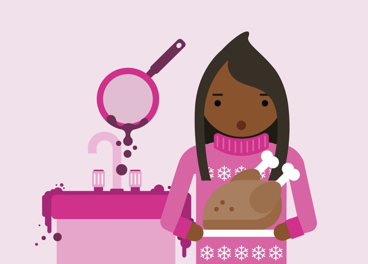 Stop the block sink Christmas graphic