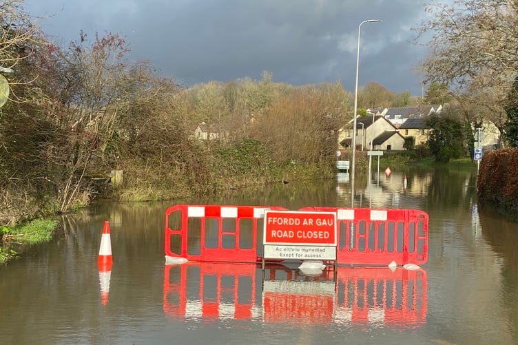 Clicketts Tenby floods