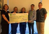 Carmarthen teacher’s 130-mile cycle raises over £2,000 for Cardiology Department