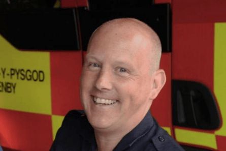 Tenby Firefighter Lee Simmons - crop of 2019 picture