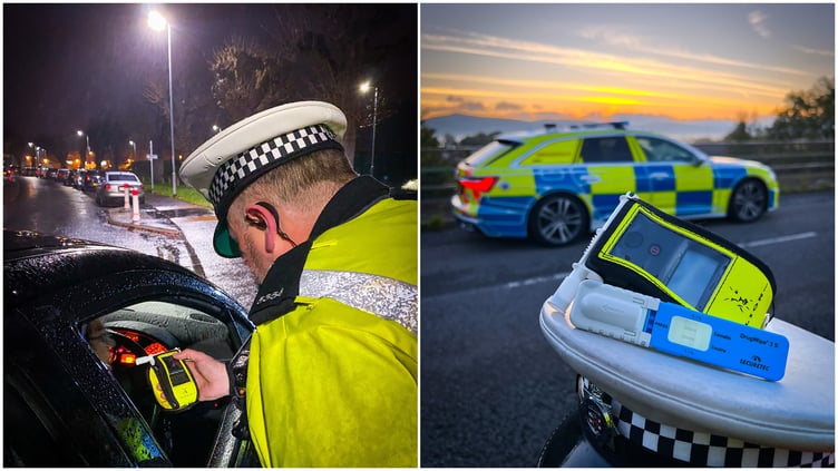 Avon and Somerset Police's winter drink/drug driving operation.
