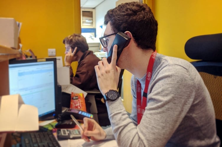 The box office at the Torch Theatre, in Milford Haven.