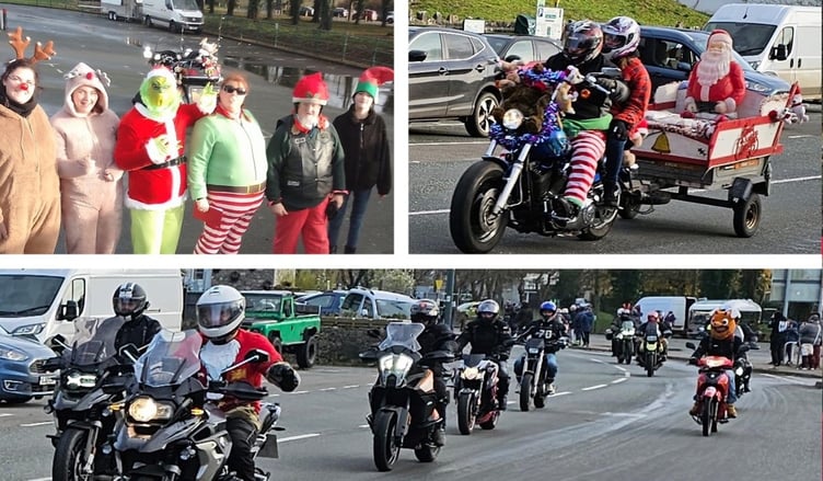 Scenes from the 3 Amigos Toy Run in Pembroke.