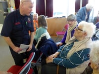 Lee’s fire safety talk goes down well at Tenby Friendship Club