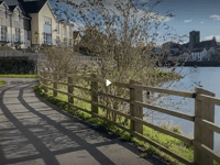 WATCH: A walk around Castle Pond in Pembroke as railing work starts