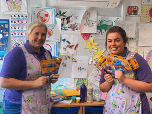 Children’s ward receives arts and crafts thanks to charitable funds