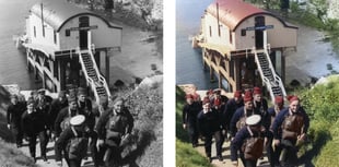 Historic St Davids RNLI photograph brought to life for charity 200th 